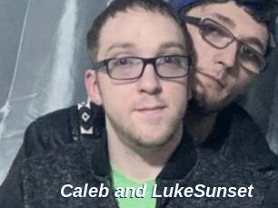 Caleb_and_LukeSunset
