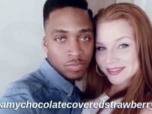 Creamychocolatecoveredstrawberry